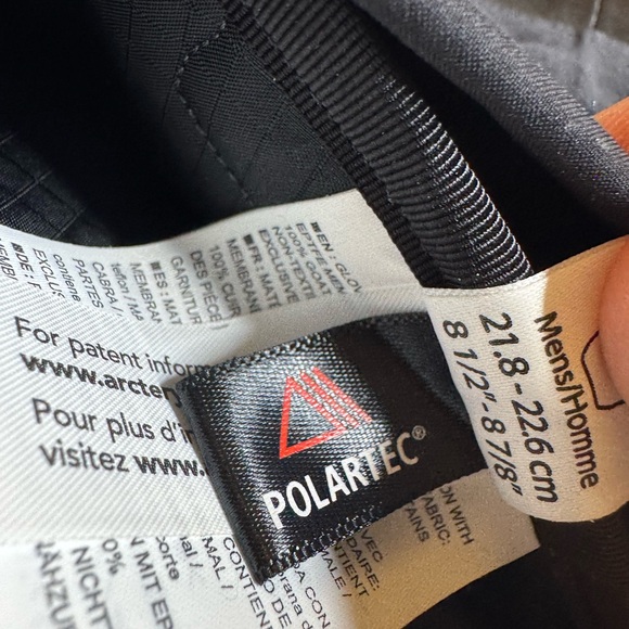 NWT ARC’TERYX Rush SV Gloves, Large (Black) - Picture 12 of 13